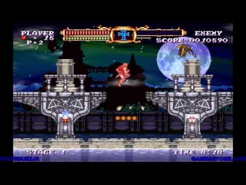 Castlevania: The Adventure ReBirth Walkthrough (Stage 1)