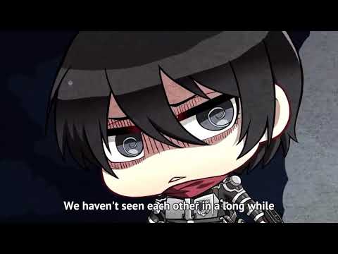 Mikasa flirt to Eren for 33 seconds straight | Attack on Titan Final Season Chimi Chara