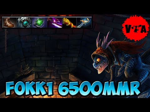 Dota 2 - Fokk1 6500 MMR Plays Slark vol #1 - Ranked Match