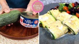 BAJA Colesterol, Trigliceridos y Azúcar. ALMUERZO/CENA Barato y Fácil. RAVIOLES DE ATUN (Sin Harina)