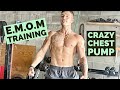 BODYWEIGHT ONLY CHEST WORKOUT | EMOM TRAINING FOR HIGH VOLUME REPS