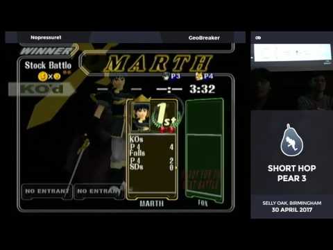 SHP3 Am Bracket - Winners Finals - NoPressure1 (Fox) vs GeoBreaker (Marth)