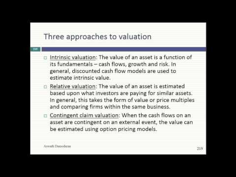 Session 24: Closing the books on dividends & First steps on value