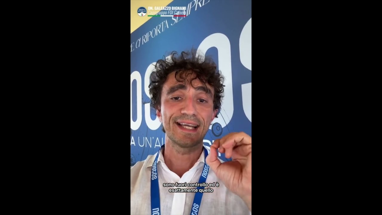 BIGNAMI: "È UNA QUESTIONE DI SICUREZZA NAZIONALE: SOSPESO SCHENGEN CON LA SPAGNA"