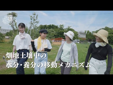 農学部　地域環境科学科 革新農業コース　研究室紹介動画（武藤 由子准教授研究室）専門分野：農村地域デザイン学、地域環境工学