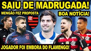 SAIU DE MADRUGADA! JOGADOR SE DESPEDE E VAI EMBORA DO FLAMENGO NO MUNDIAL! NOVO REFORÇO NO MENGÃO E+