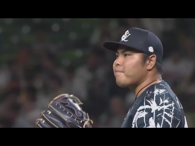 【7回表】無失点ピッチ!! ライオンズ・平良海馬 懐かしのポジションで力強い投球を披露!!  2024年8月14日 埼玉西武ライオンズ 対 福岡ソフトバンクホークス