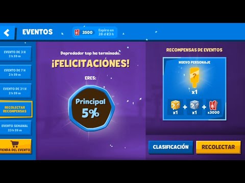 Zooba - ¿cuántos puntos se necesitan para el evento de 2 días?