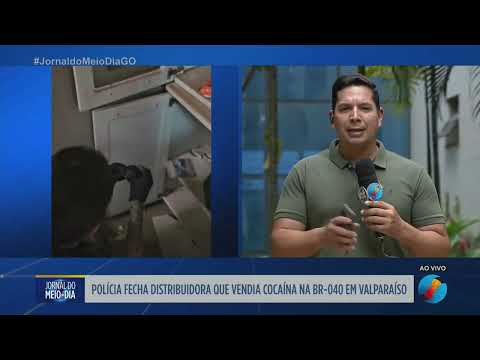 PC fecha distribuidora de bebidas que vendia drogas na BR-040 em Valparaíso de Goiás