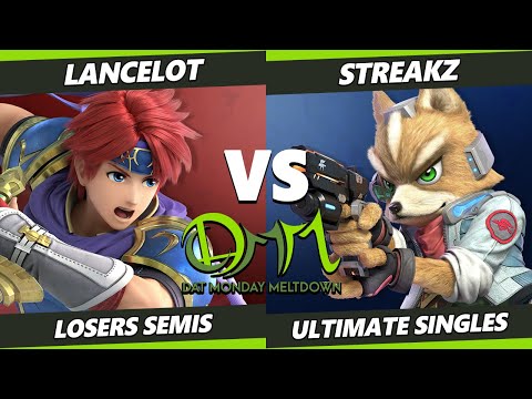 DAT Monday Meltdown 217 Losers Semis - Lancelot (Roy) Vs. Streakz (Fox) SSBU Ultimate Tournament