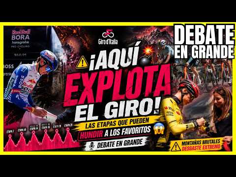 ¡Aquí explota el Giro! Las etapas que pueden hundir a los favoritos 🔥