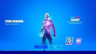 How To UNLOCK The Galaxy Skin in Chapter 4!