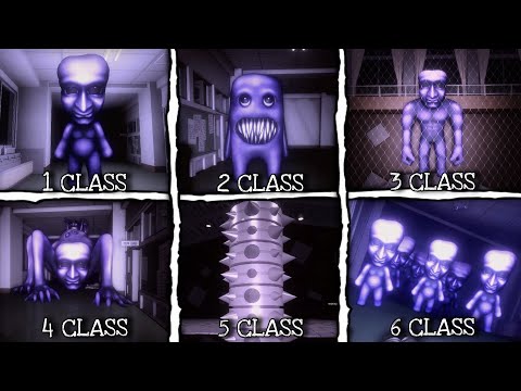 [SPIDER] AOONI Nightmare: Classes 1 to 6 - Full Walkthrough | Roblox