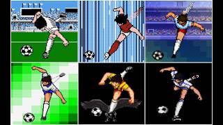 Drive Shot by Ozora Tsubasa (I, II, III, IV, V, MCD) ドライブシュート 大空 翼 🦅 | Captain Tsubasa キャプテン翼 [4K]