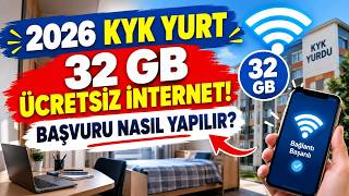 2026 KYK YURT Aylık 32 GB ÜCRETSİZ İNTERNET BAŞVURUSU NASIL YAPILIR???