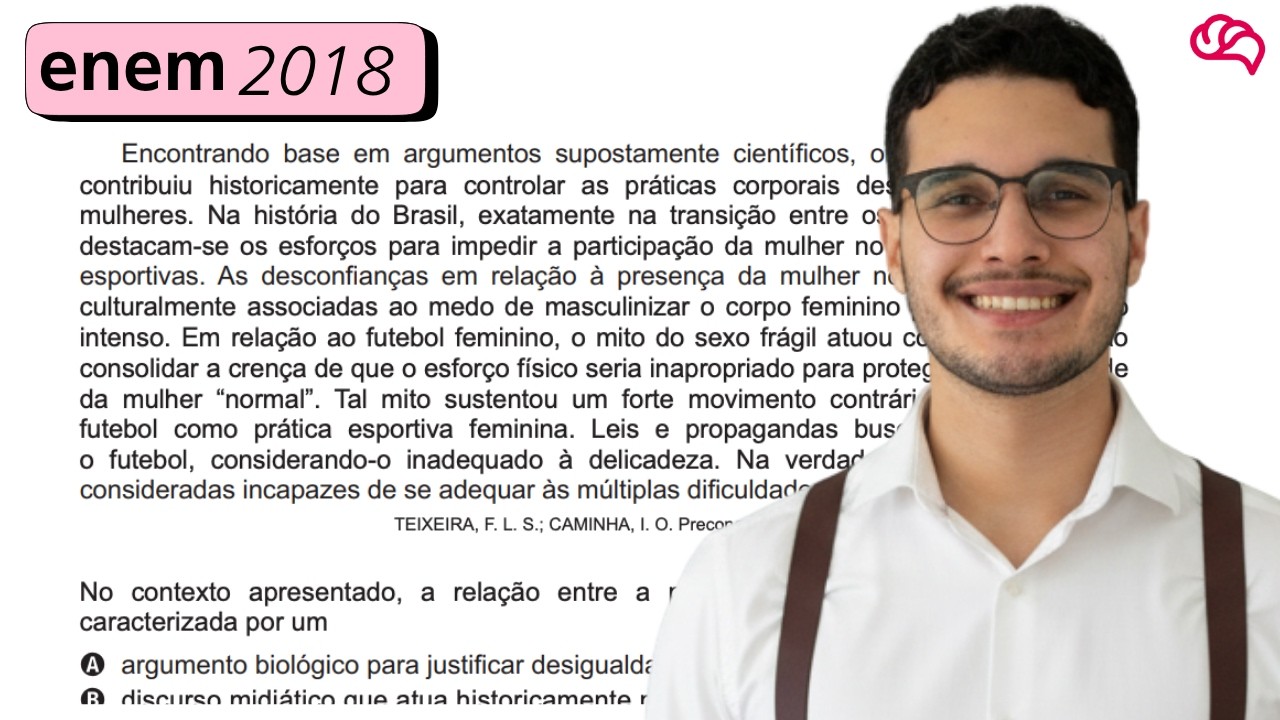 Resolução em Vídeo — Questão 43 ENEM 2018