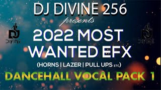 2022 CROWN MOST WANTED DANCEHALL SOUND EFFECTS|HORNS|SIRENS|DJ DIVINE 256|DECEMBER 2022!