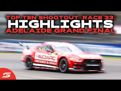 Top Ten Shootout (Race 33) Highlights - bp Adelaide Grand Final | 2025 Supercars Championship