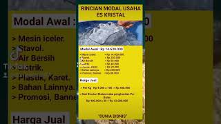 Download lagu Rincian Modal Usaha Es Kristal mp3