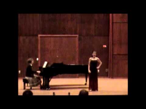 Kate Sanders (15yrs) sing The Laughing Song by J. Strauss