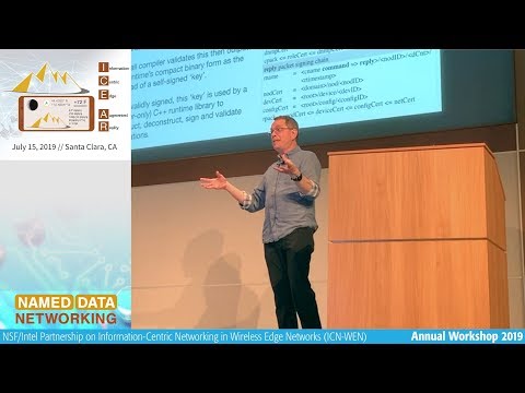 Van Jacobson - Watching NDN's Waist @ ICN-WEN Annual Meeting 2019