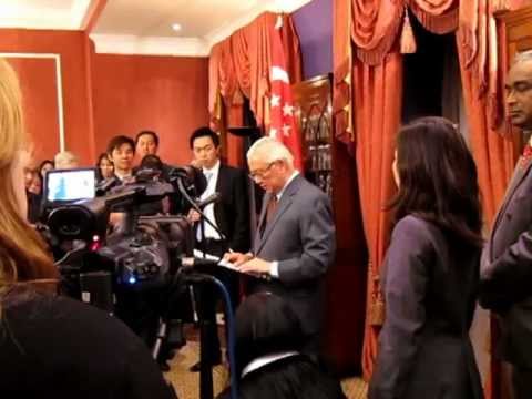 Tony Tan speech in London, Singapore High Comm Dec 2011