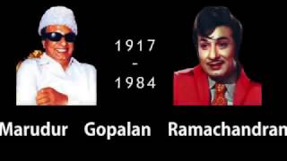 MG Ramachandran - A homage on his 29th year death 
