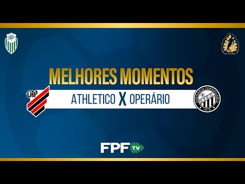  Melhores Momentos | ATHLETICO 2X0 OPERÁRIO | PAR...