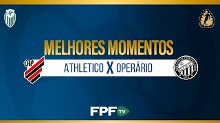 MELHORES MOMENTOS | ATHLETICO 2X0 OPERÁRIO | PARANAENSE 2026 | RODADA 3