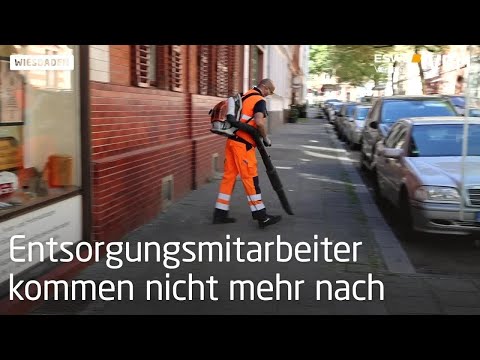 Wiesbaden: Müll im inneren Westend