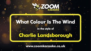 Charlie Landsborough - What Colour Is The Wind - Karaoke Version from Zoom Karaoke
