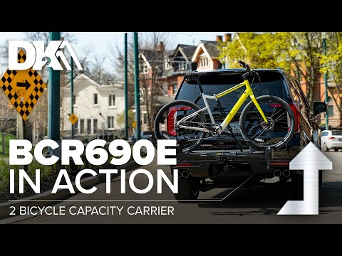 DK2 Auto Accessories | BCR690E Hitch-Mounted E-Bike Platform Carrier
