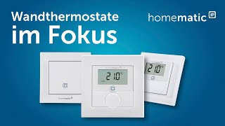Wandthermostate im Fokus | Homematic IP