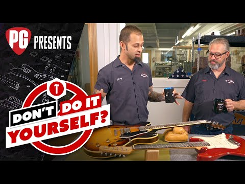 Watch a ’59 Strat & a ’59 ES-335 Get Refretted in Under 10 Minutes