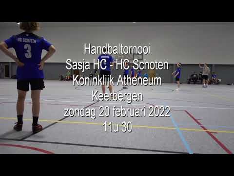 HANDBALTORNOOI SASJA HC - HC SCHOTEN KEERBERGEN