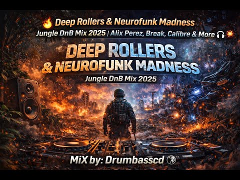 🔥 Deep Rollers & Neurofunk Madness | Jungle DnB Mix 2025 | Alix Perez, Break, Calibre & More 🎧💣