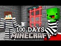 Escaping from a 100 DAYS PRISON in Minecraft!