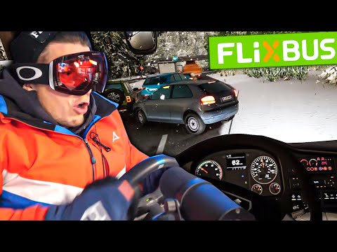 SCHNEECHAOS in Österreich! ✪ (Flixbus) Fernbus Simulator