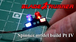 1/24 scale Fujimi Spinner model build Pt IV more lighting and detail