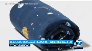 Target recalls children's weighted blanket after 2 girls die after becoming entrapped