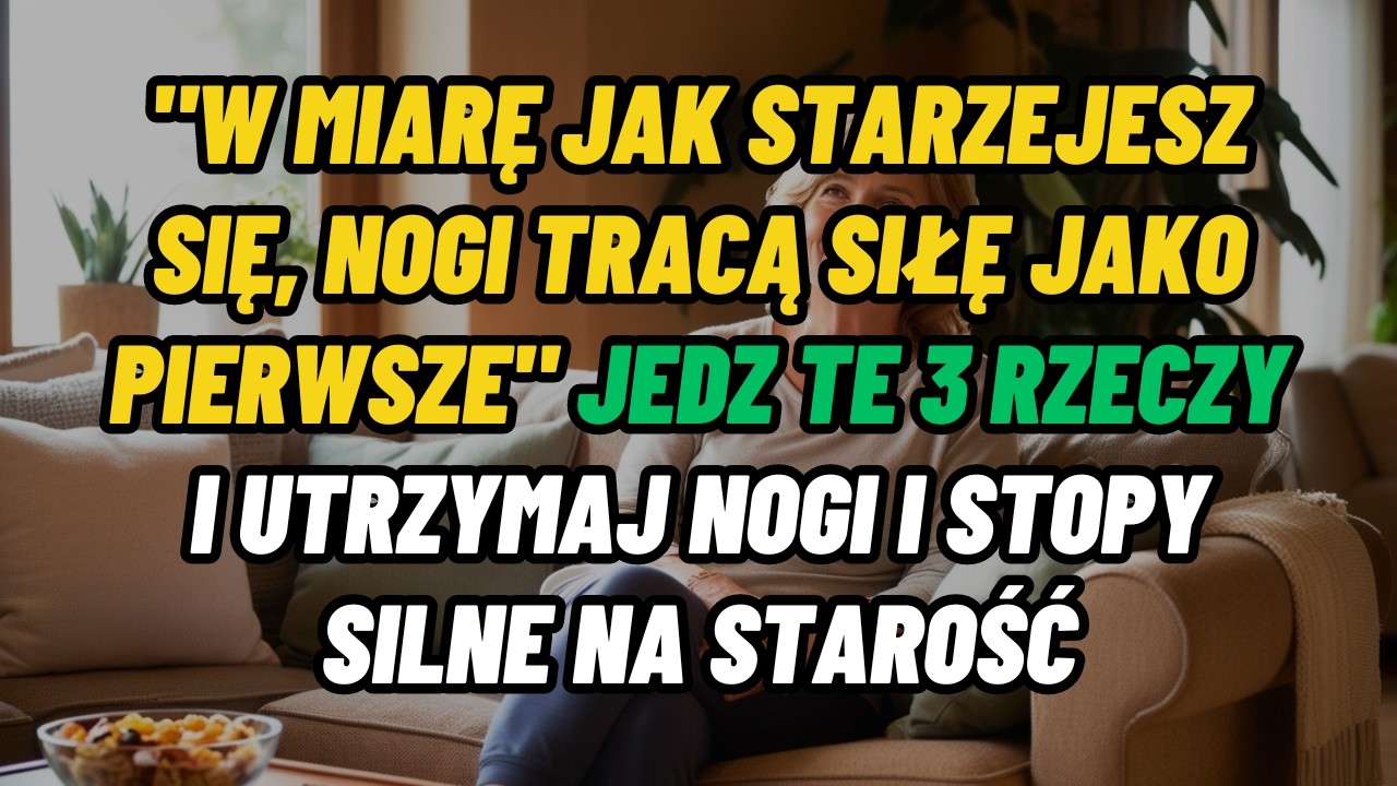 Nie Pozwól Swoim Nogom Osłabnąć: 3 Kluczowe Produkty, które Każda Osoba Starsza Powinna Spożywać