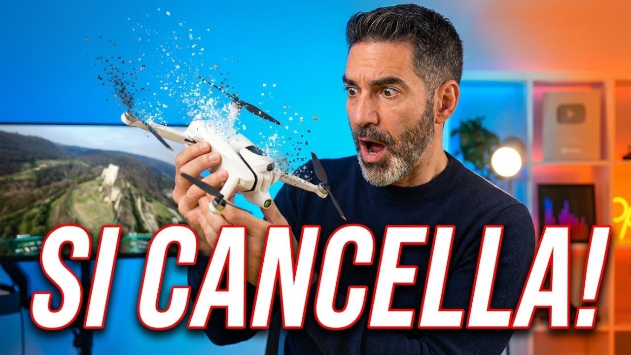 Registri un volo e decidi dopo dove guardare: il drone che si cancella Antigravity A1!