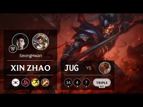 Xin Zhao Jungle vs Taliyah - KR Challenger Patch 9.14