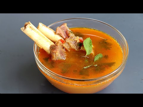 Authentic Indian Style Mutton Soup Recipe | Healthy And Delicious Mutton Soup | Indian Food99