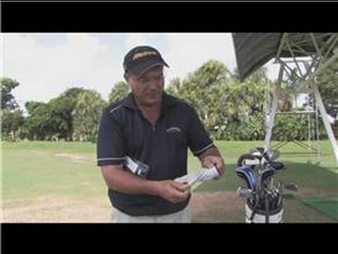 Part of a video titled Golf Clubs & Tips : How to Clean a Golf Glove - YouTube