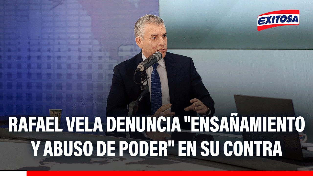🔴🔵 Rafael Vela denuncia "ensañamiento y abuso de poder" en su contra