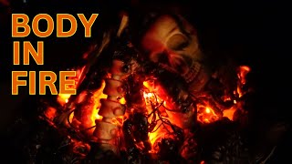 Burning Skeleton - Halloween Craft