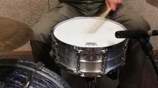Video thumbnail for 14x05 Pearl Sensitone Aluminium by AMAZONA Music Mag