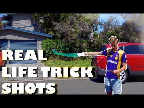 REAL LIFE TRICK SHOTS 3 (Better than Dude Perfect?)