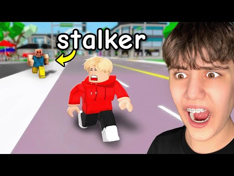 A CREEPY STALKER WON'T STOP FOLLOWING ME on ROBLOX..